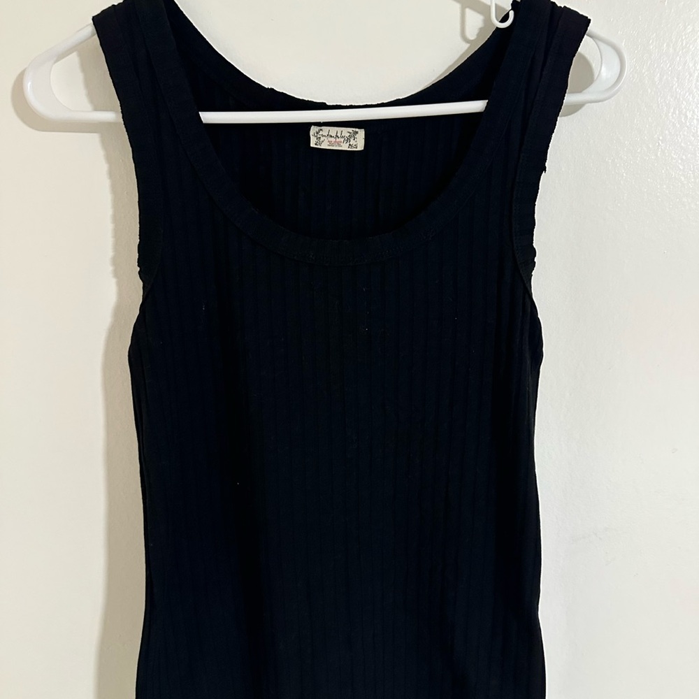 Free People Classic Black Tank Top